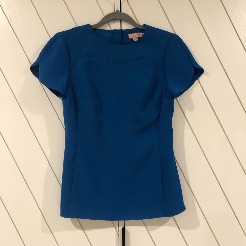 Ted Baker Blue fitted top 0